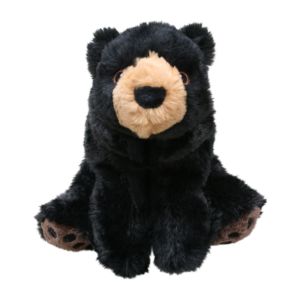 KONG Comfort Kiddos Bear plush toy with removable squeaker for dogs.