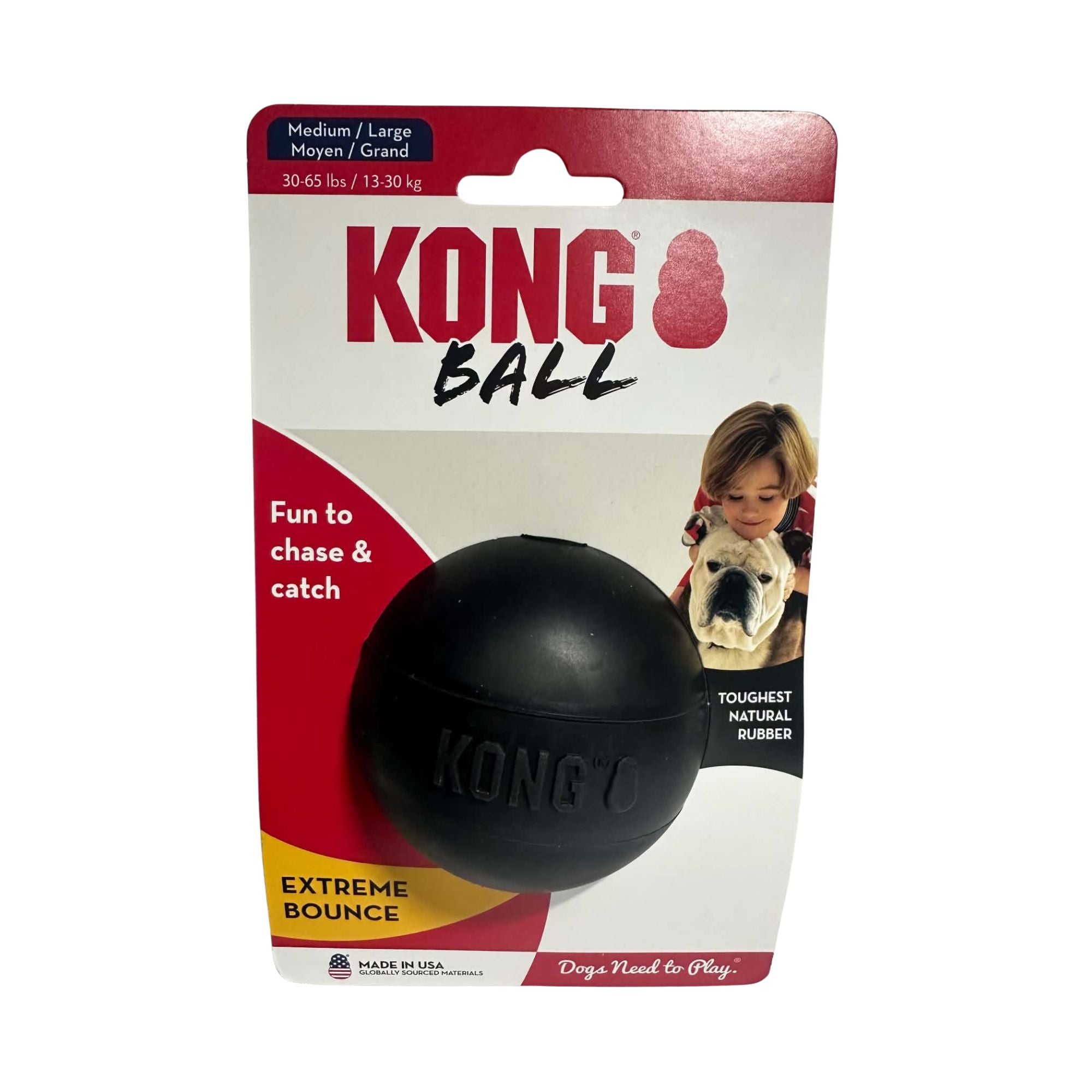 KONG Extreme Ball Medium/Large retail packaging.