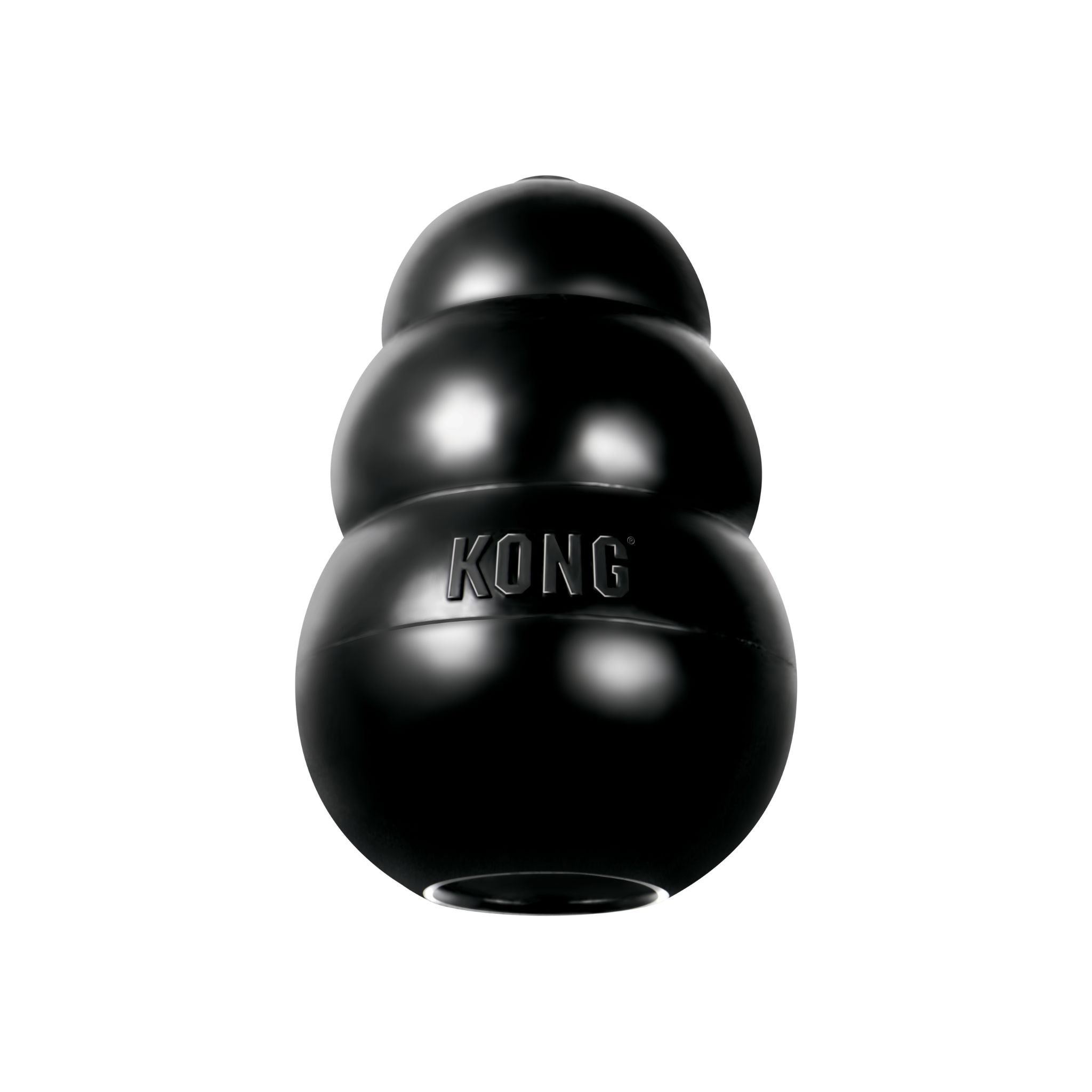 KONG Extreme Black Dog Toy – Durable Rubber for Power Chewers