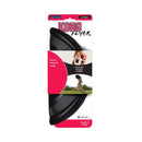 KONG Extreme Flyer dog toy retail packaging featuring the black natural rubber fetch disc