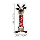 The KONG Holiday Shakers Luvs Reindeer Plush Dog Toy has dimensions of Length: 36cm X Width: 9.5cm.