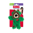 Soft and Cuddly Design - KONG Holiday Softies Patchwork Bear Invites Cozy Cat Snuggles