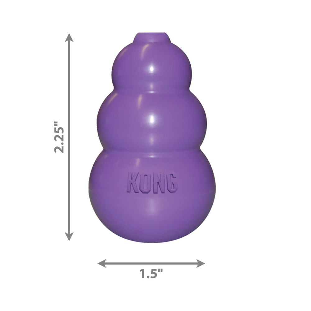 Image displaying the dimensions of a KONG Kitty Cat Toy.