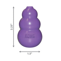 Image displaying the dimensions of a KONG Kitty Cat Toy.