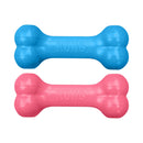 KONG Puppy Goodie Bone assorted blue and pink natural rubber dog toys