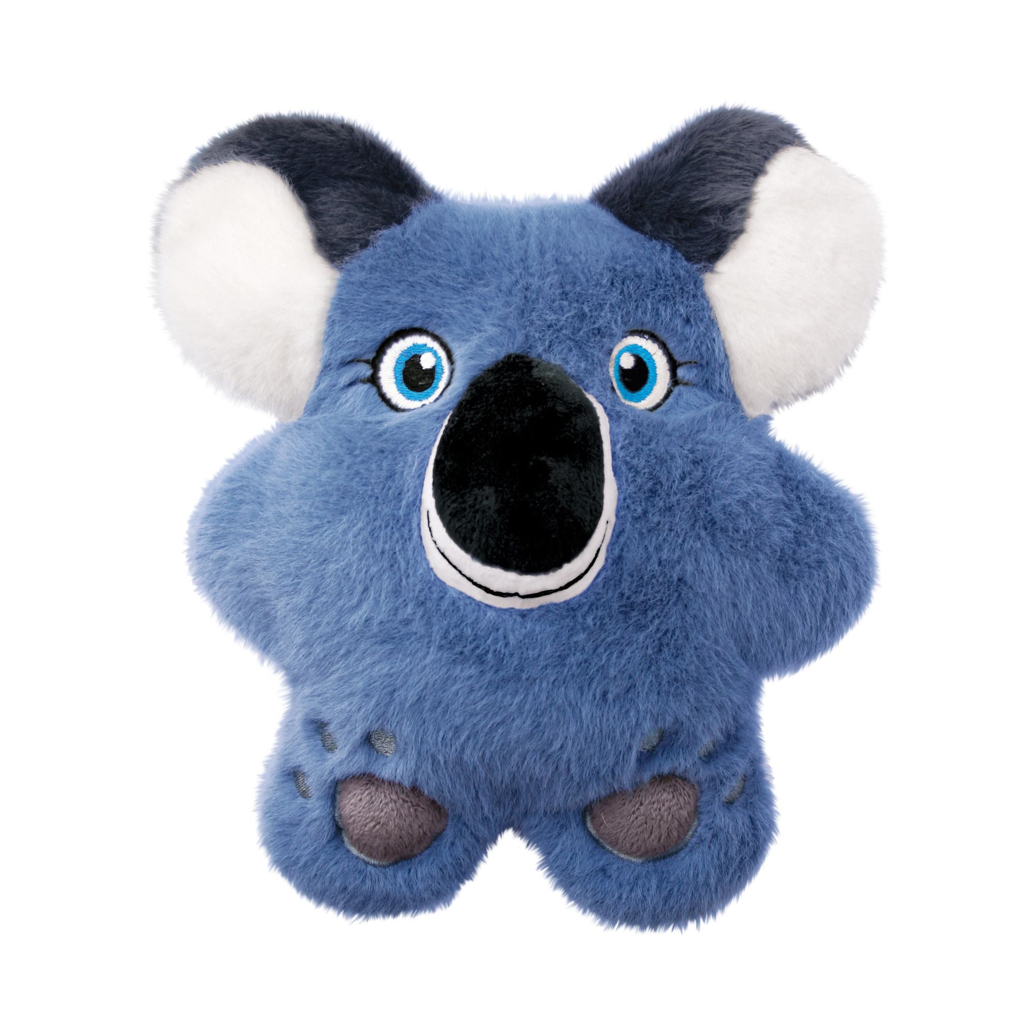 KONG Snuzzles Koala dog toy with a full-body squeaker, crackly ears and soft exterior, perfect for gentle, engaging indoor play.