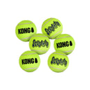 Six KONG SqueakAir Medium balls featuring KONG and SqueakAir logos on a white background.