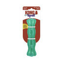 KONG Squeezz Dental branded packaging featuring a teal stick-shaped chew toy for dogs.