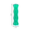 KONG Squeezz Dental Stick Chew Toy for dogs featuring dimensions.