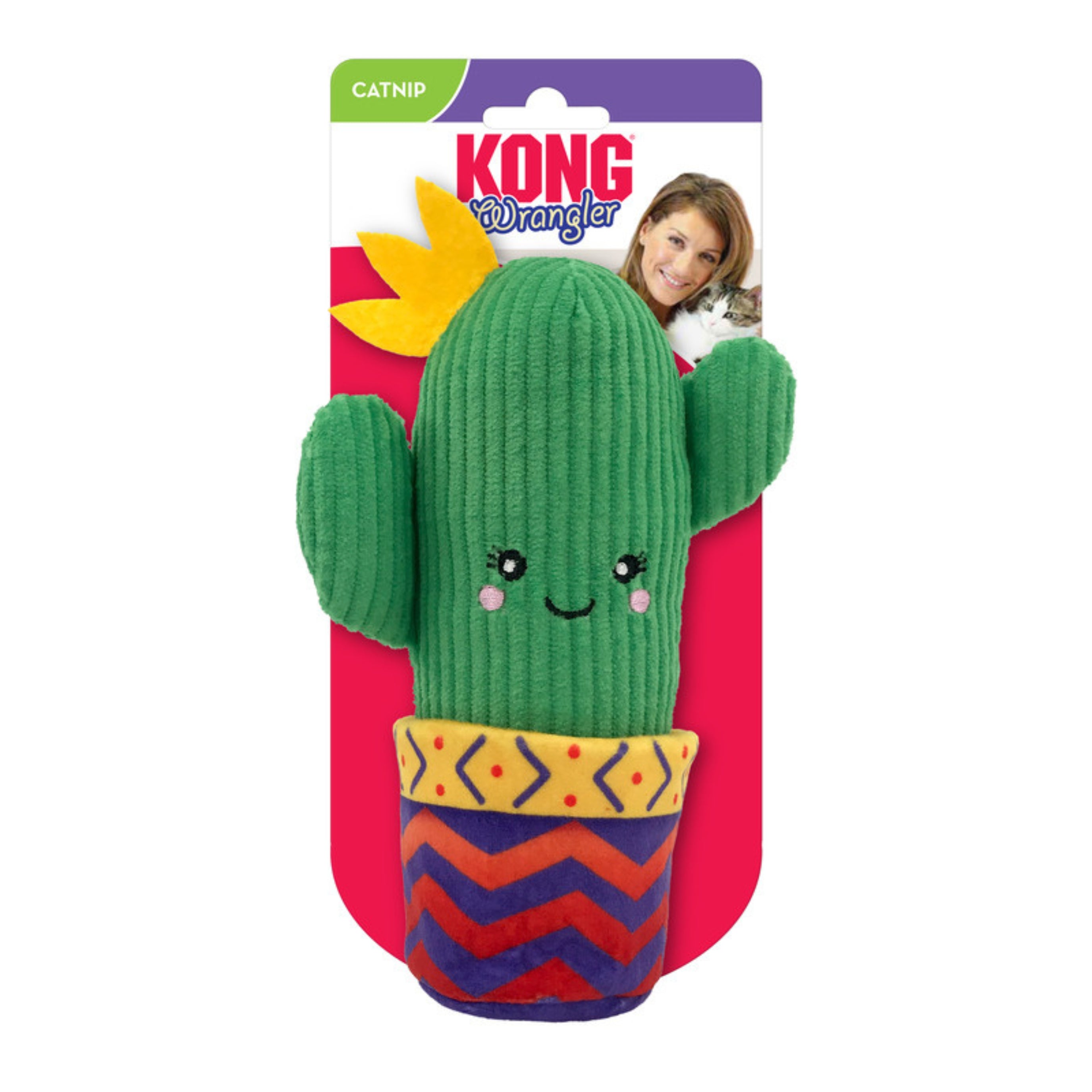Interactive cat toy - KONG Wrangler Cactus