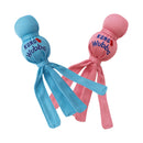 KONG Wubba Puppy dog toy available in blue and pink assorted colours.