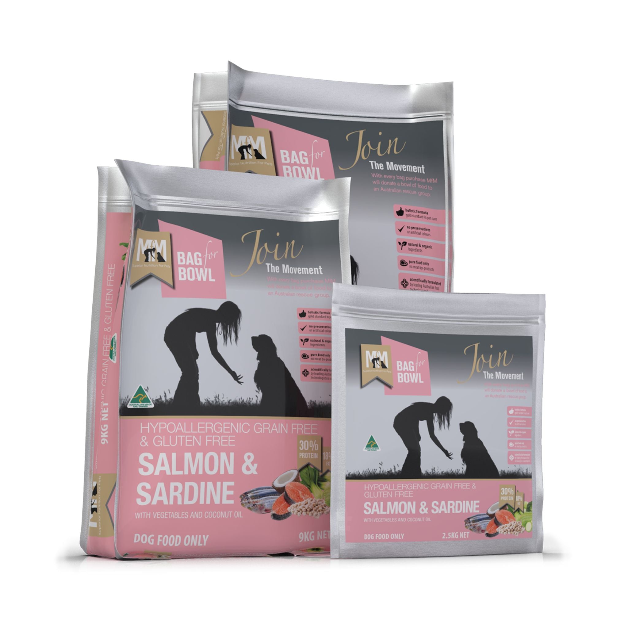 Meals for Mutts Salmon & Sardine Grain-Free Dog Food