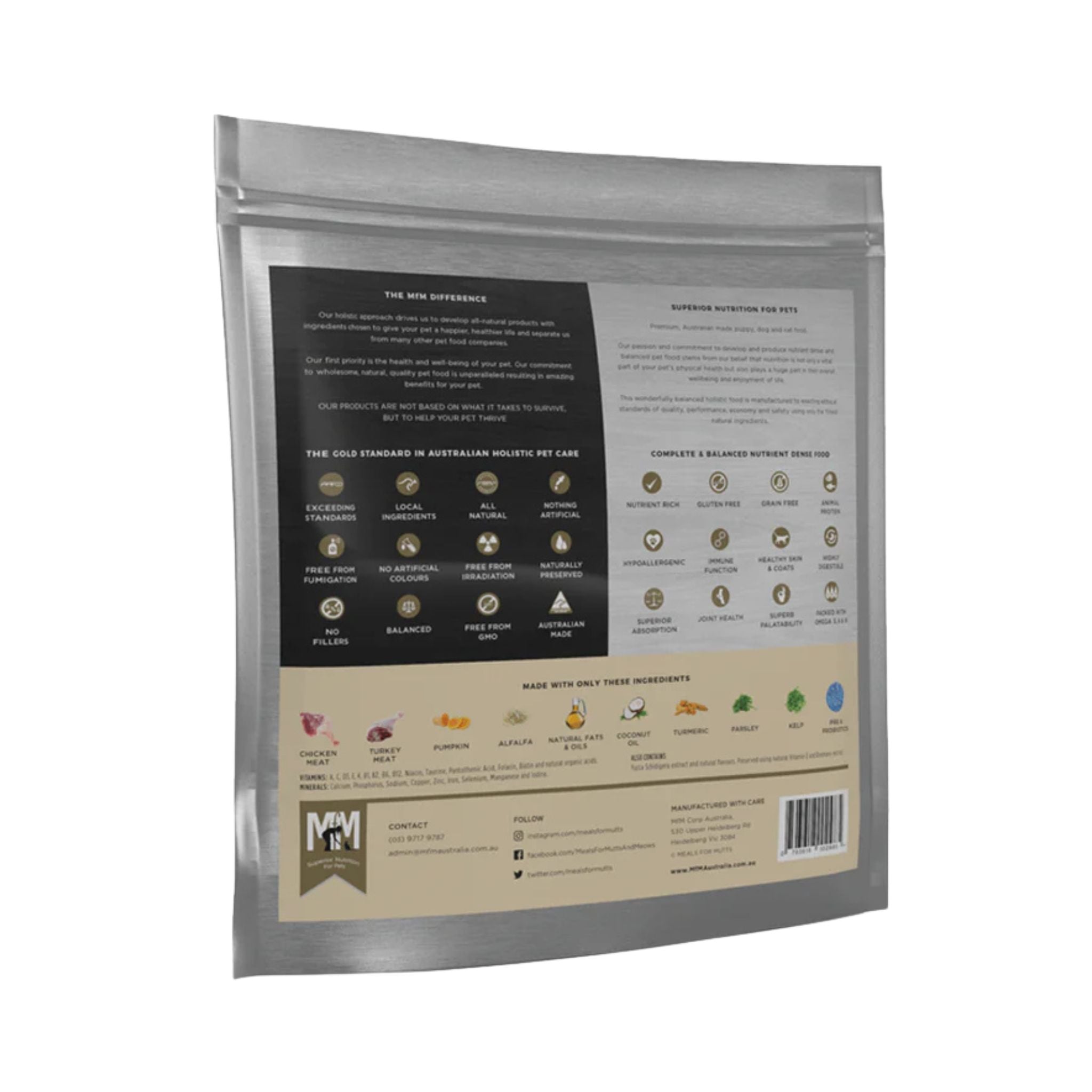 Meals for Meows Turkey & Chicken Kitten Dry Cat Food – 2.5kg