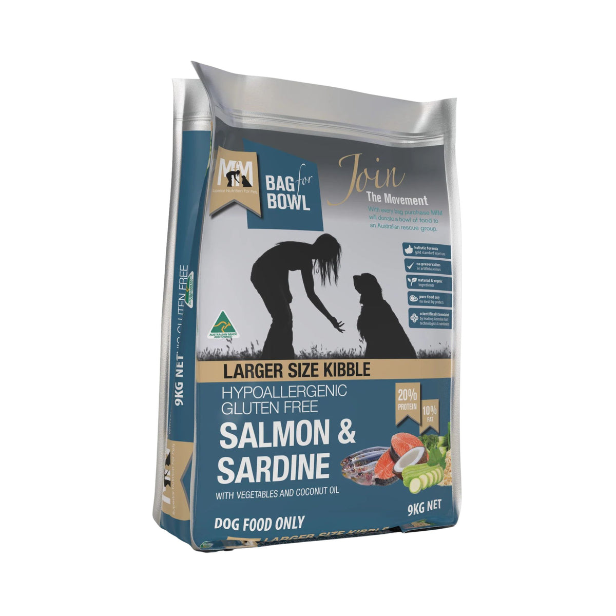 Meals for Mutts Salmon & Sardine Large Kibble - Dry Dog Food – Pet Variety
