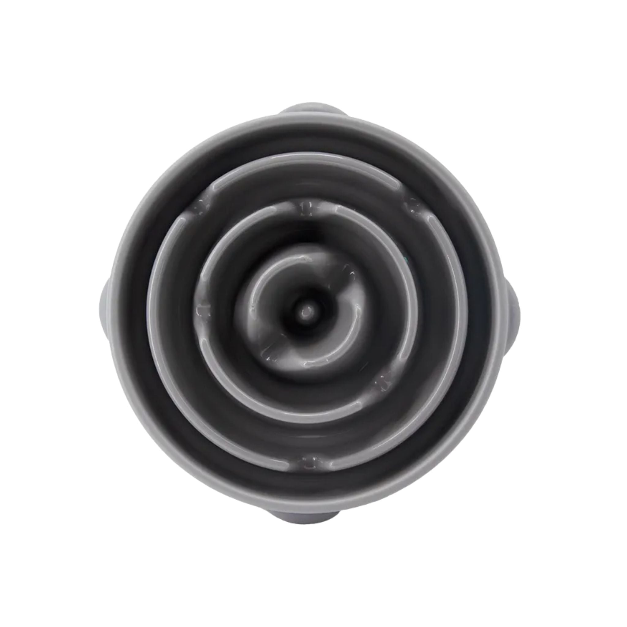 Outward Hound Fun Feeder Slo Bowl — Grey