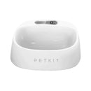 PetKit Fresh Smart Antibacterial Bowl White with built-in digital scale display