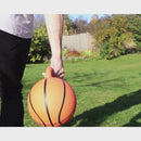 Video of GiGwi Jumball Basketball interactive dog toy tossing and bouncing.