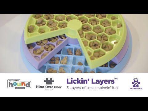 Nina Ottosson Lickin' Layers Dog Puzzle Game
