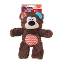 Rope Core Super Tough Plush Bear Dog Toy