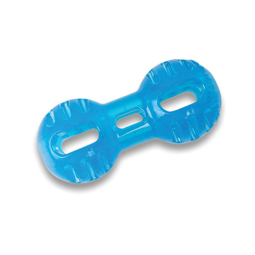 Scream Xtreme Treat Dumbbell Loud Blue Dog Toy