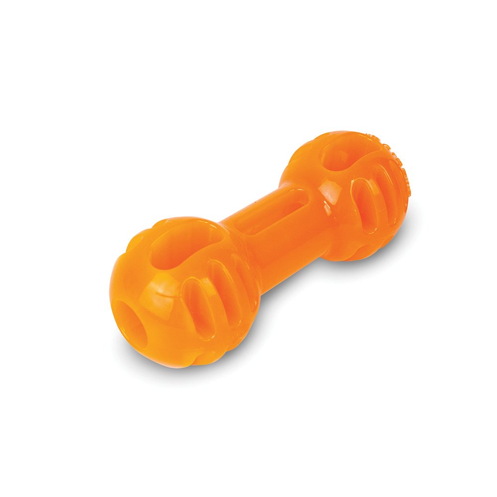 Enhance Playtime with Scream Xtreme Treat Dumbbell - Loud Orange