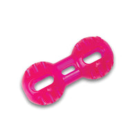 Scream Xtreme Treat Dumbbell Loud Pink Dog Toy - (3) Sizes