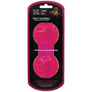 Scream Xtreme Treat Dumbbell Loud Pink Dog Toy - (3) Sizes