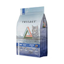 Trilogy Australian Salmon + Freeze Dried New Zealand Lamb Adult Cat Food front packaging with detailed information