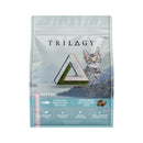 Trilogy Kitten Australian Barramundi with Pacific Island Tuna + New Zealand Lamb front branded packaging