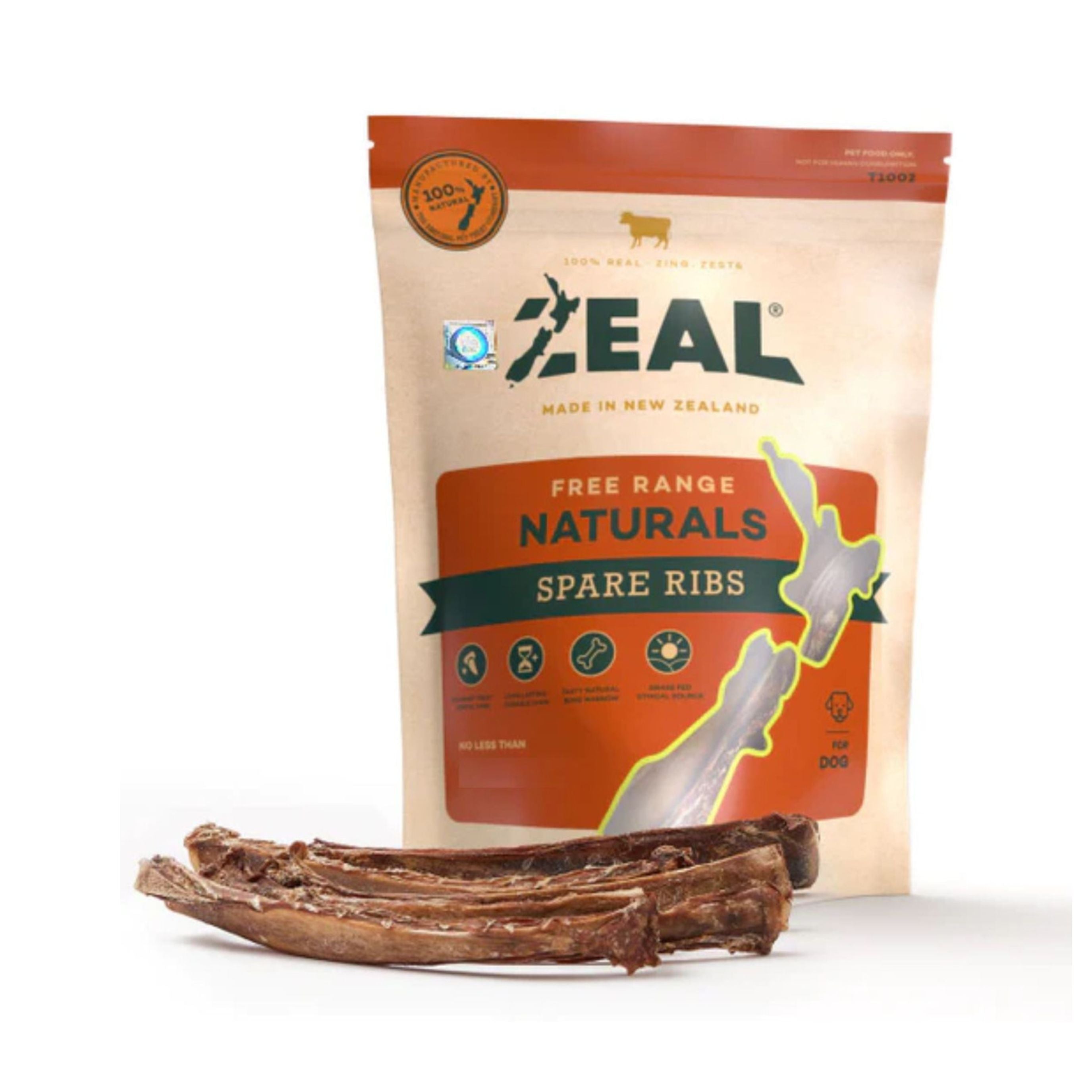 Zeal Free Range Naturals Spare Ribs for Dogs