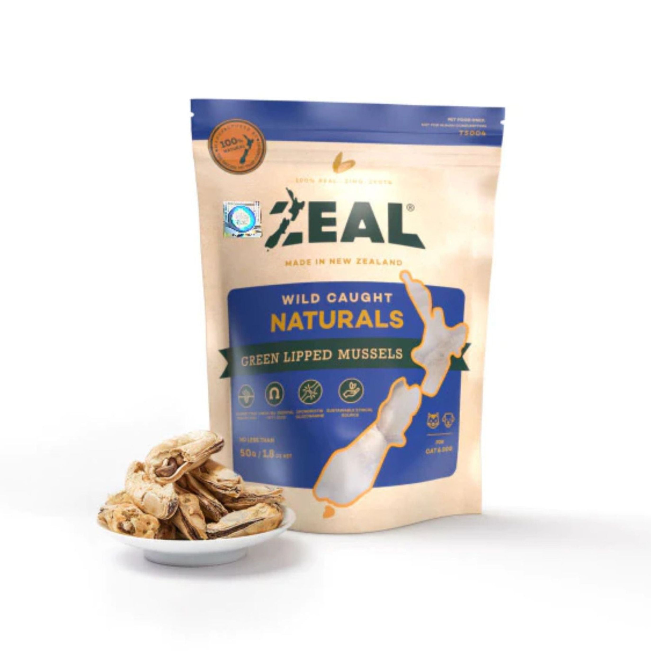 Zeal Green Lipped Mussels: Healthy Omega Treat for Dogs