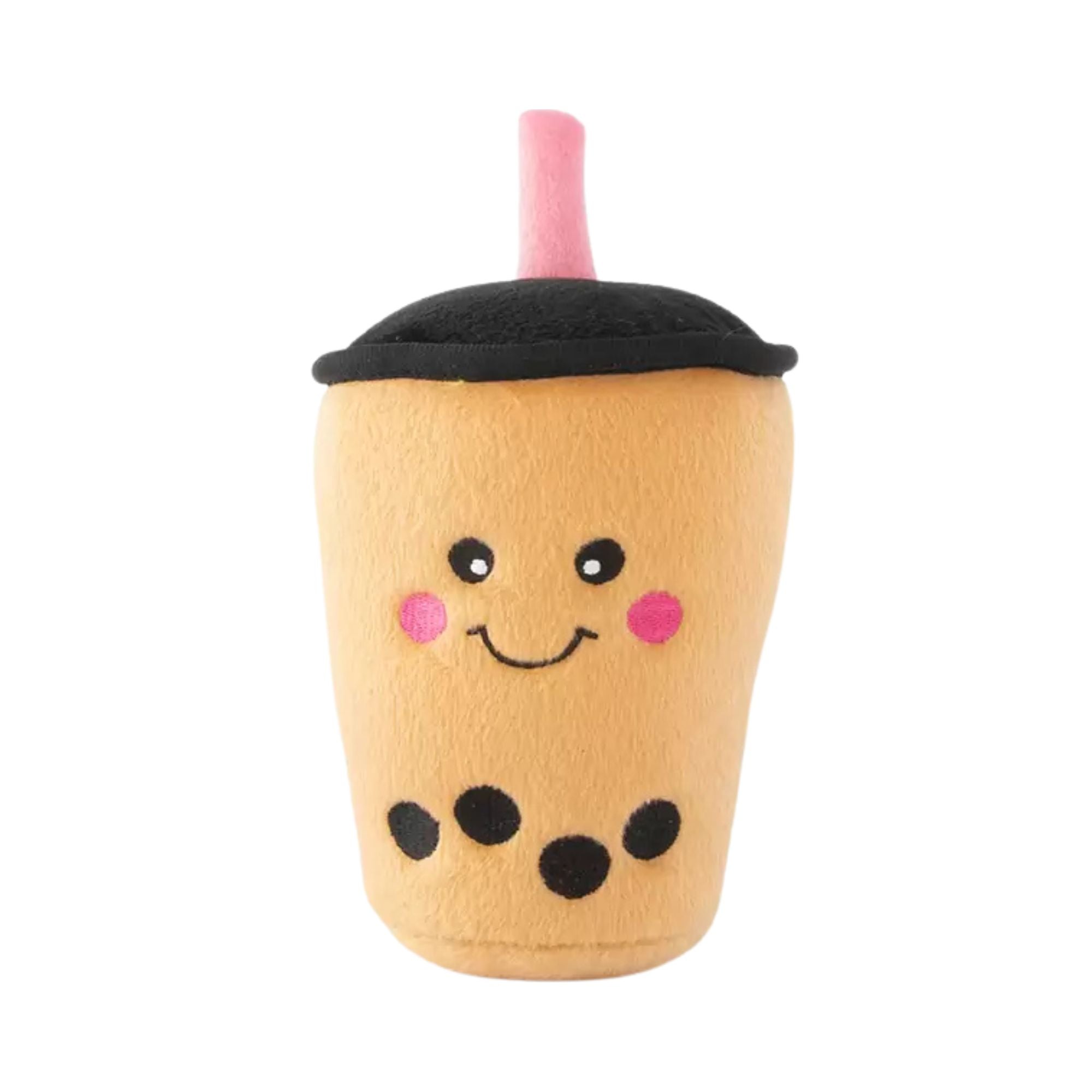 ZippyPaws NomNomz Boba Milk Tea Plush Dog Toy