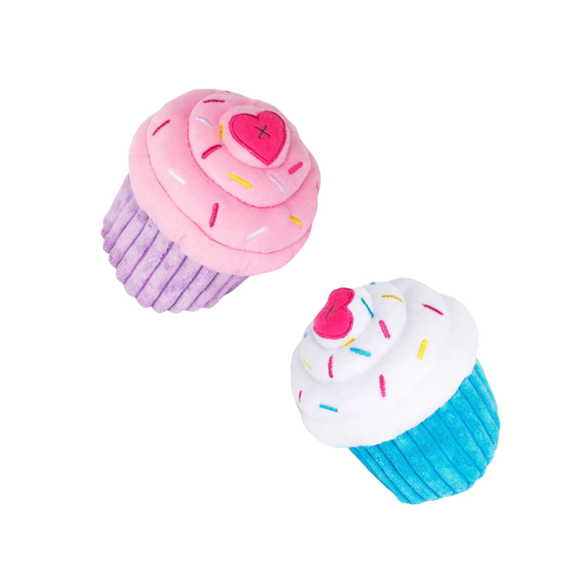 ZippyPaws NomNomz Cupcake Plush Dog Toy