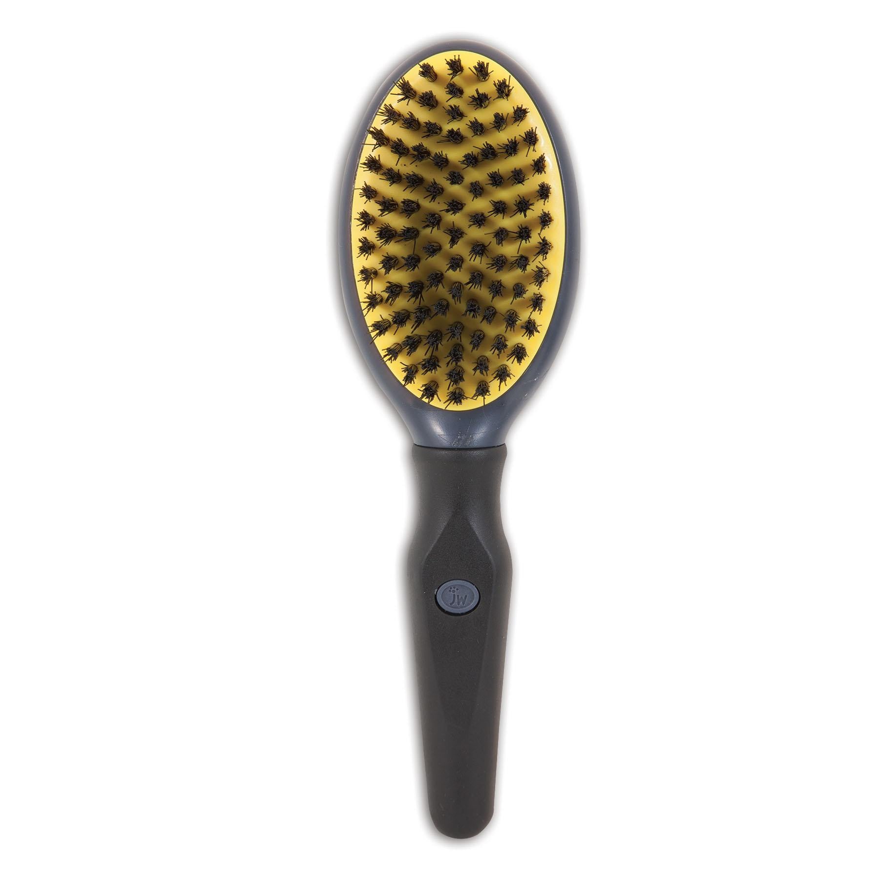 JW Gripsoft Double Sided Dog Grooming Brush Bristle Side