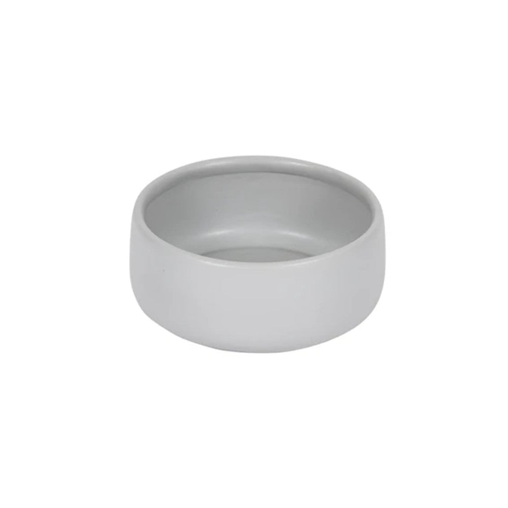 Mog & Bone Handmade Ceramic Dog Bowl - Cool Grey