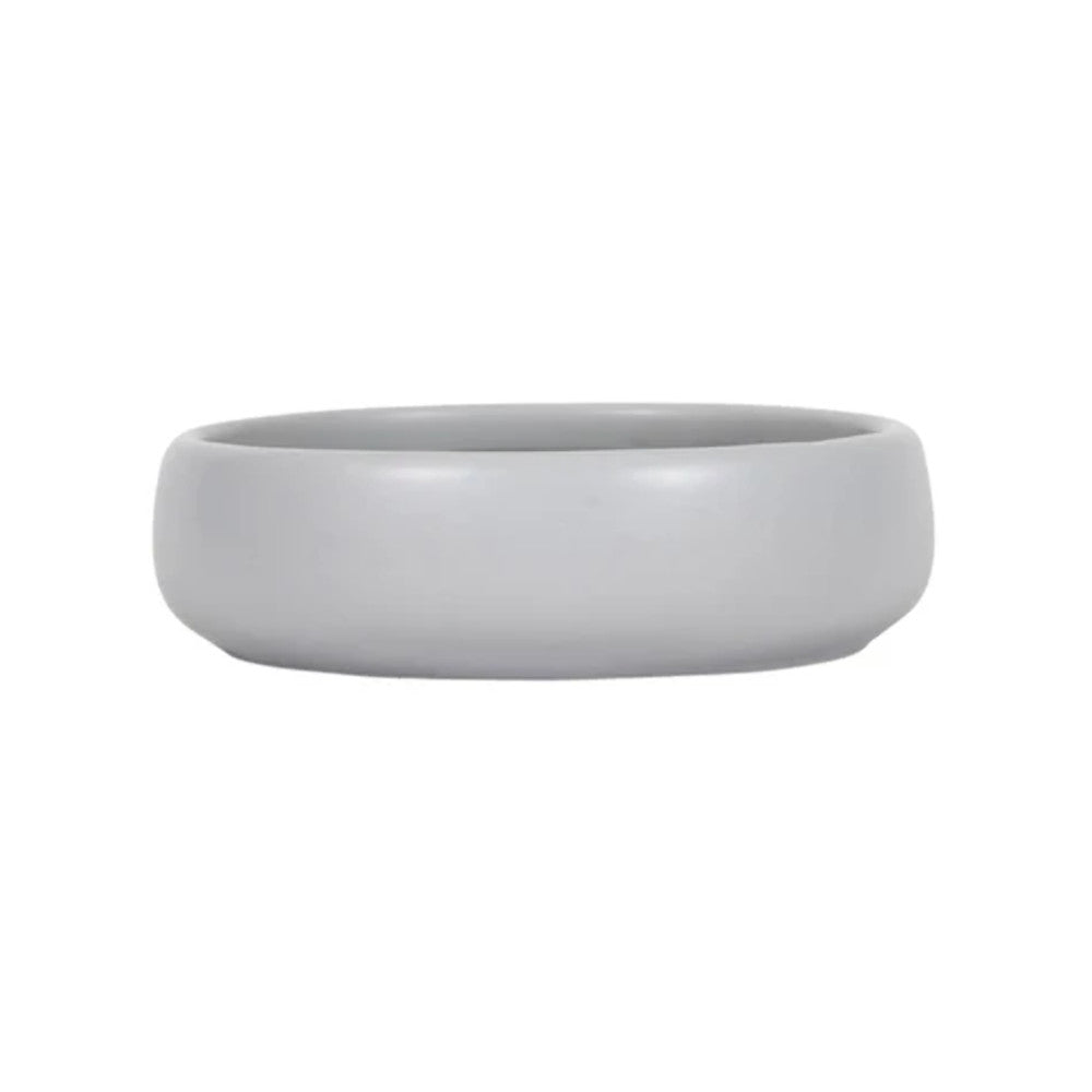 Mog and Bone Designer Ceramic Cat Bowl Cool Grey