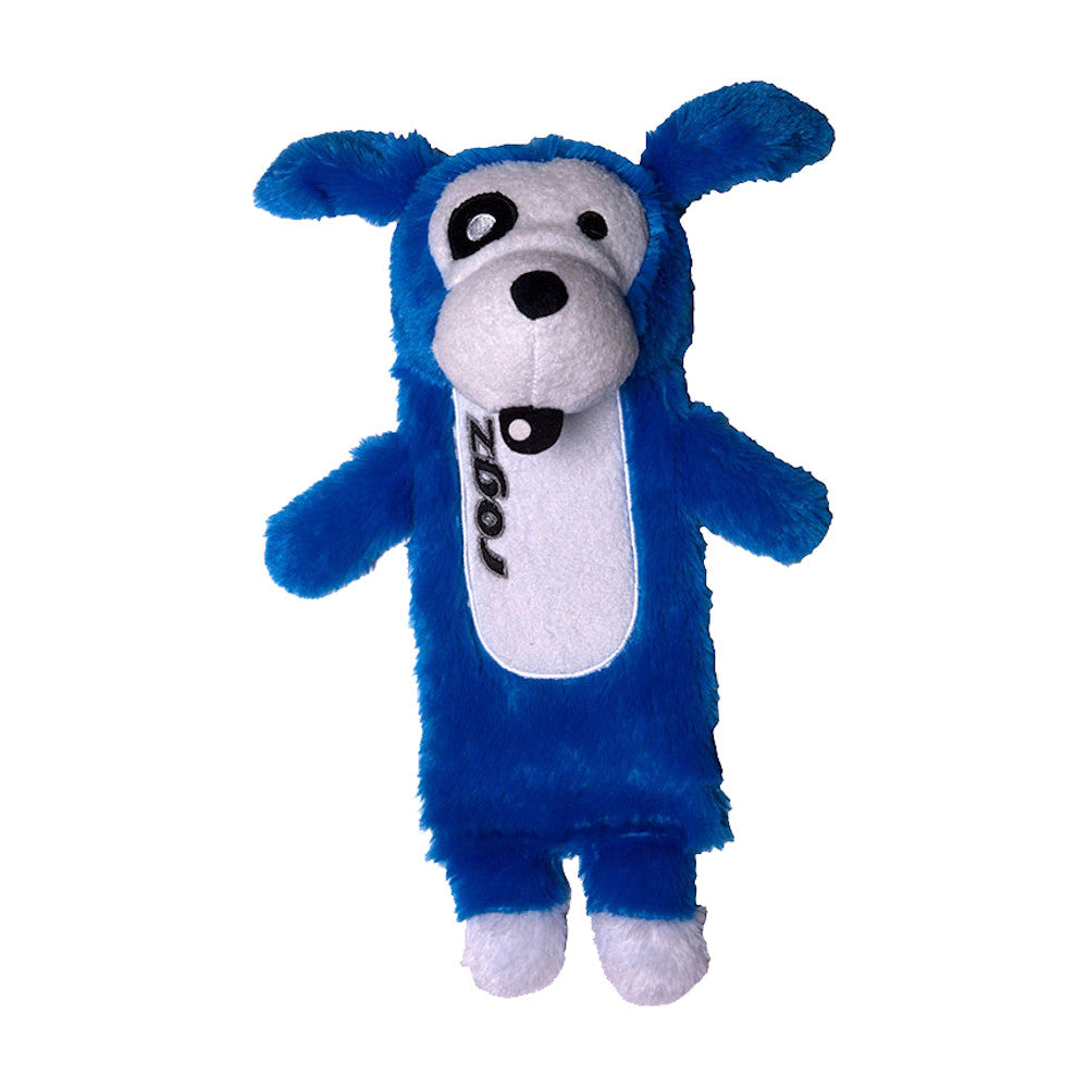 Rogz Thinz Fun-Filled Plush Dog Toy Blue