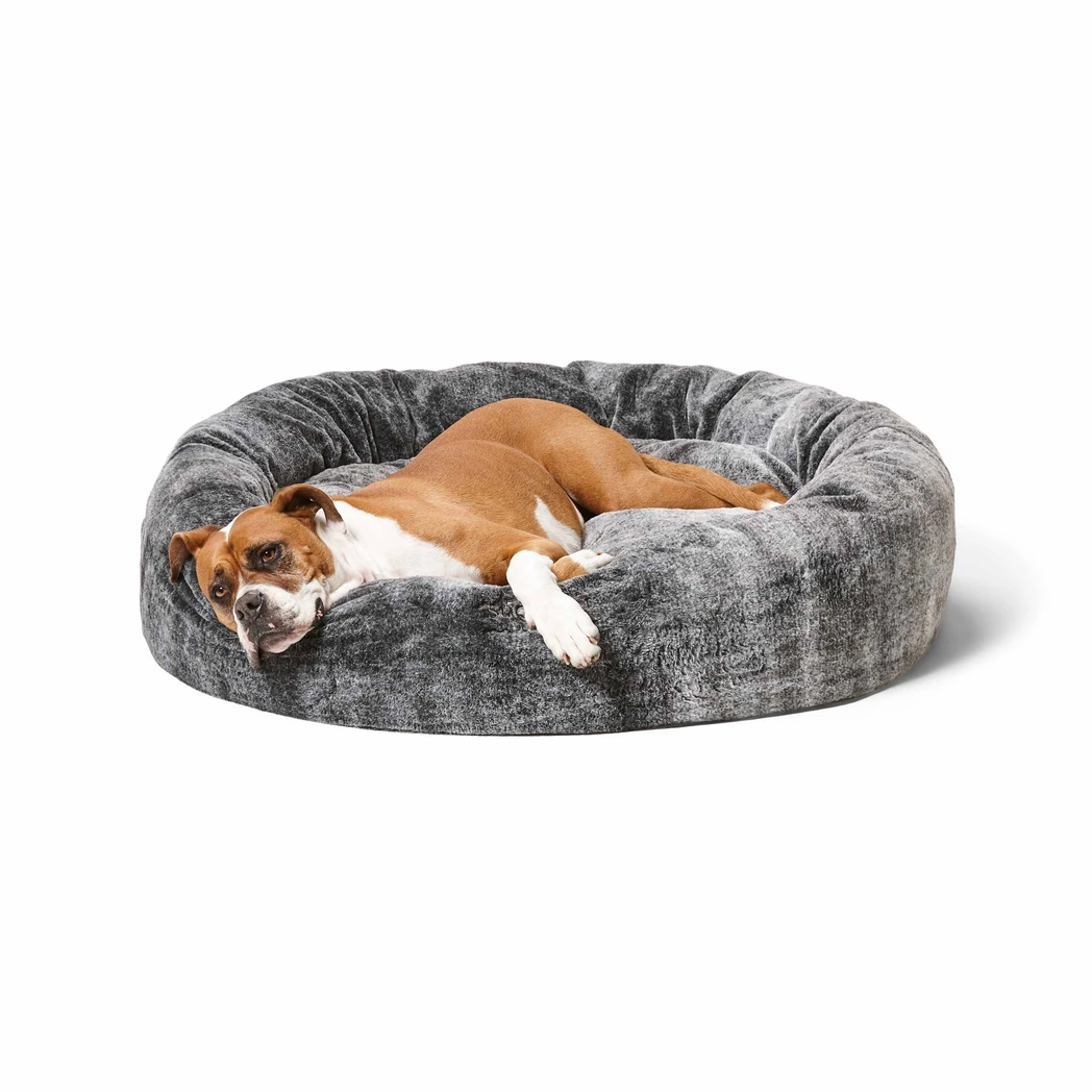Snooza Cuddler Chinchilla Dog Bed - Available in 3 Sizes