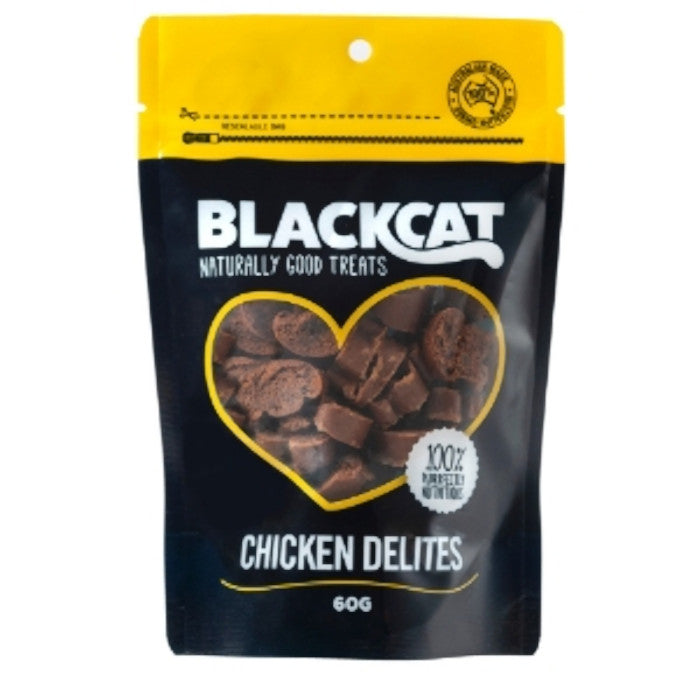 Blackcat Chicken Delites Cat Treats 60g Pack