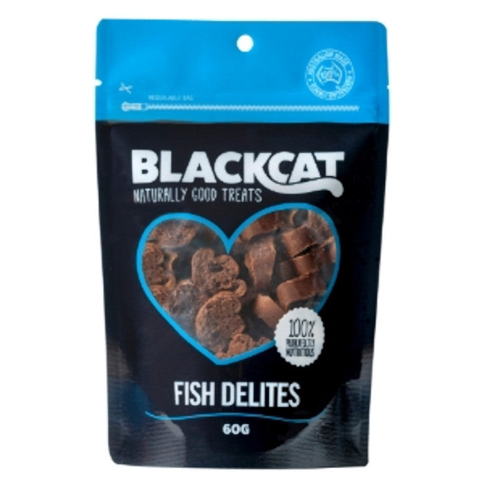 Blackcat Fish Delites, Naturally Good Cat Treats 60g
