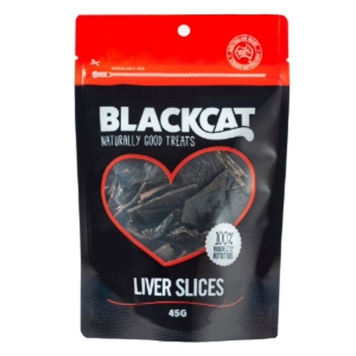 Blackcat Liver Slices Naturally Good Cat Treats 45g