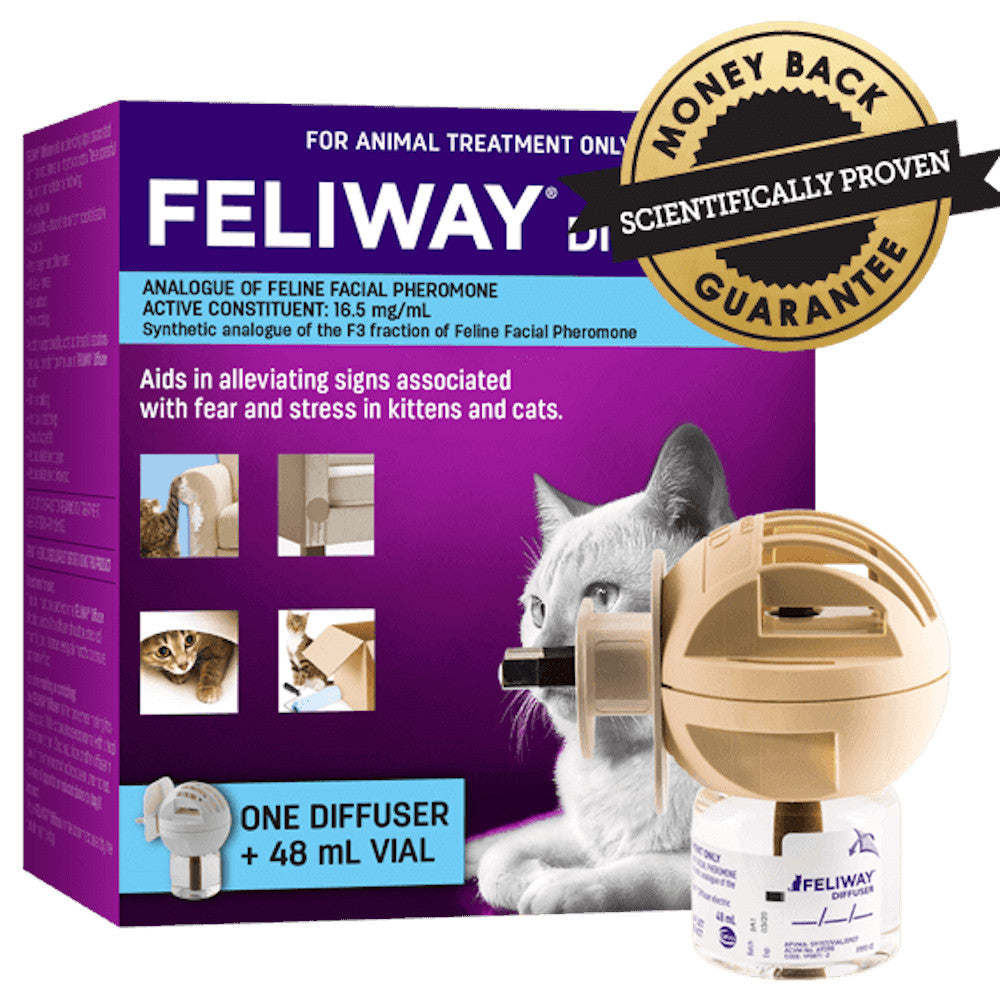 Feliway Diffuser and 48ml Vial for Cats - Vet Recommended