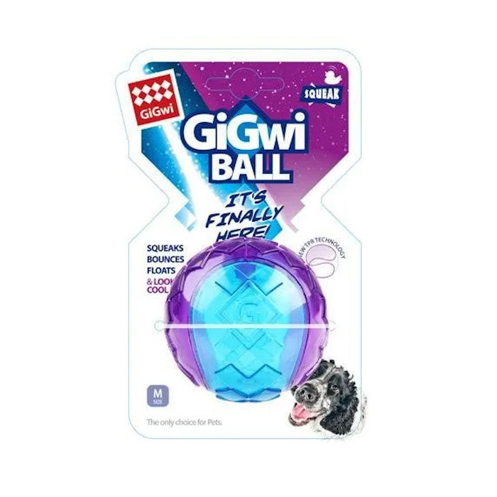 GiGwi Ball Interactive Fetch Dog Toy - Medium, 1 Pack