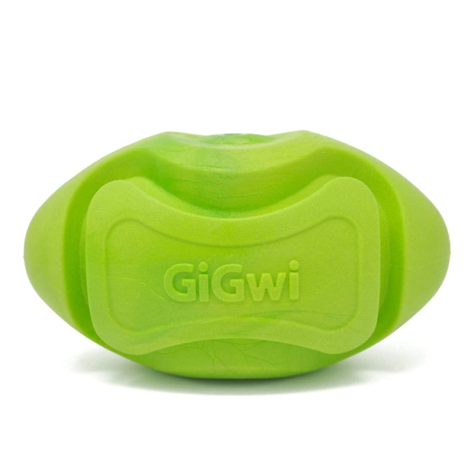 GIGWI G-Foamer Rugby Ball Interactive Rubber Toy for Dogs