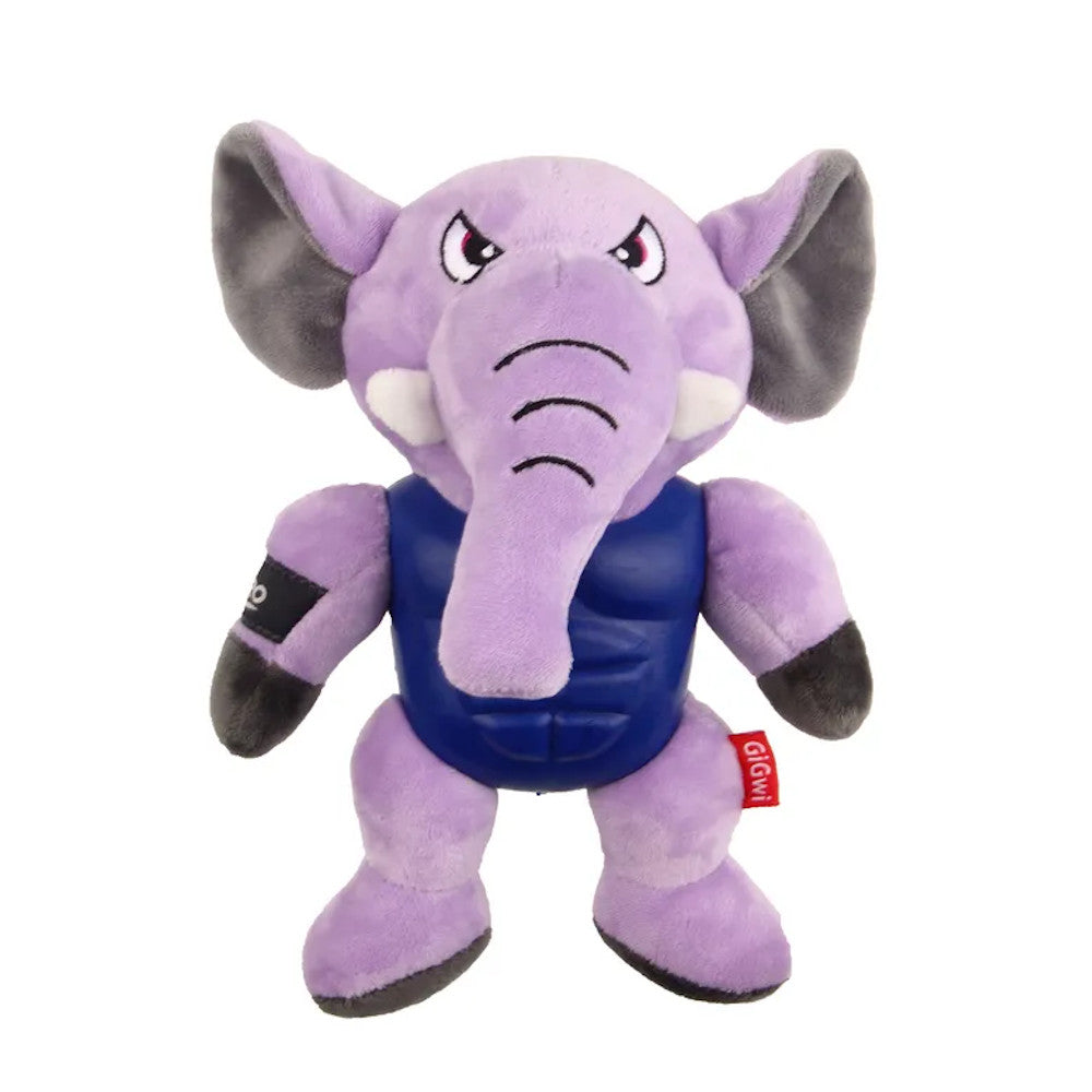 Gigwi I’m Hero Armour Elephant Plush with Squeaker