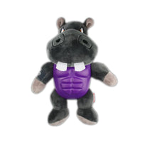 Gigwi I’m Hero Armour Hippo Plush with Squeaker