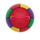 Durable rubber ball with handle: Perfect fetch toy for small dogs, designed for long-lasting play.