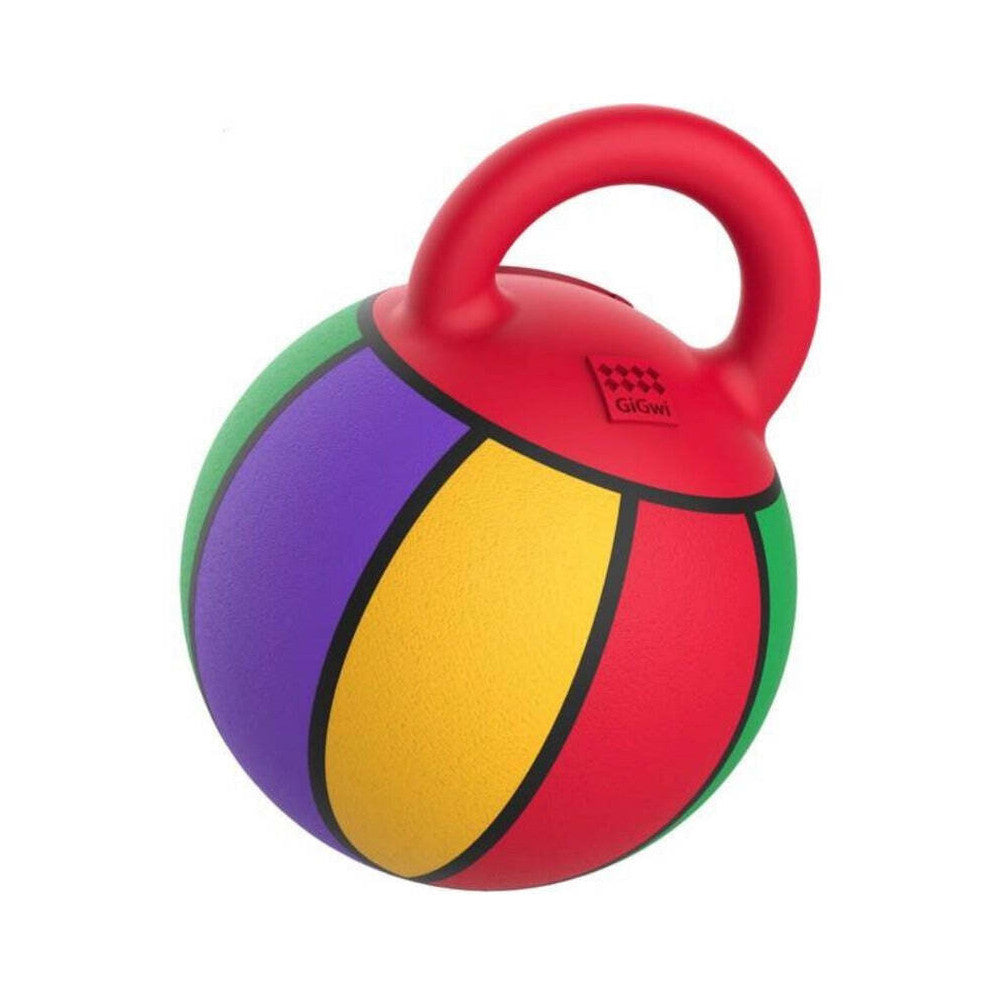 GiGwi Mini Jumball Basketball: Mini-sized fetch toy for small dogs made of durable rubber.