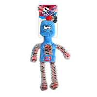 Gigwi Monster Rope Squeaker Blue Dog Toy, Retail Pack