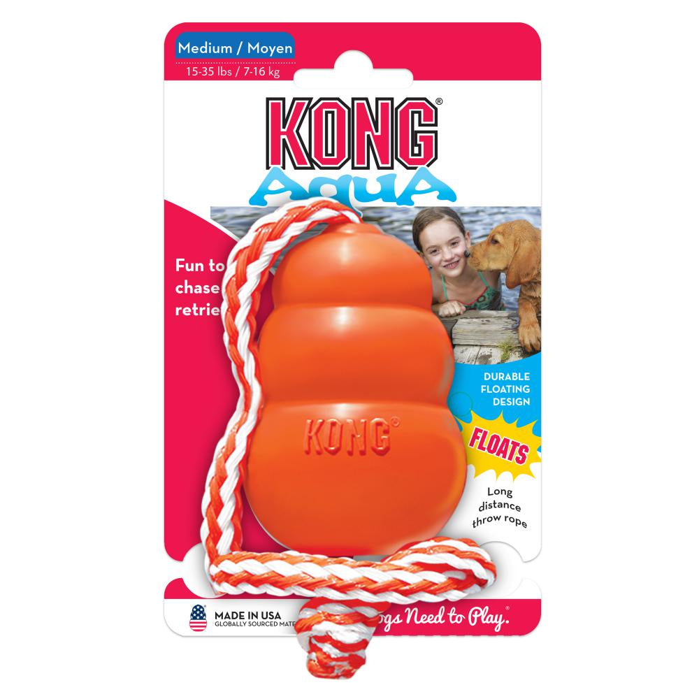 KONG Aqua Medium Dog Toy Retail Packaging